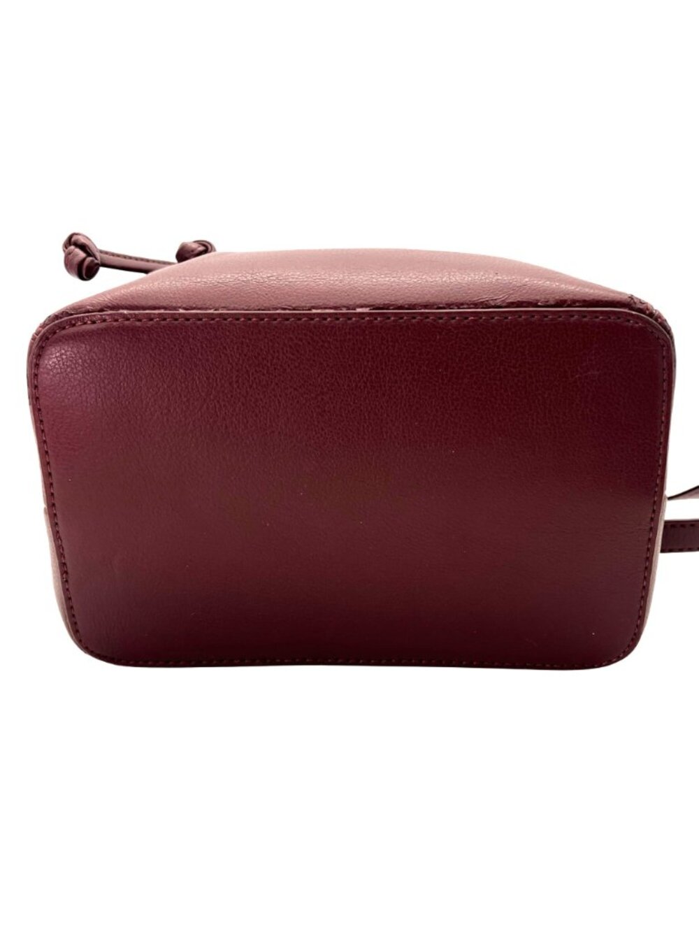 Sole Society Burgundy Faux Leather Backpack With Adjustable Straps & Gold-Tone - Picture 13 of 16
